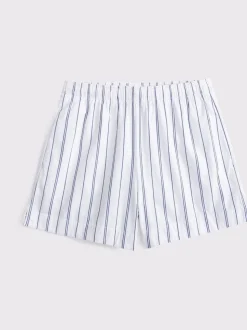 Abercrombie & Fitch Stripe Poplin Pull On Shorts