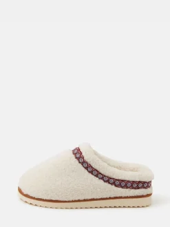 Accessorize Borg Mule Slippers