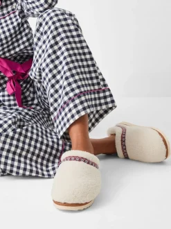Accessorize Borg Mule Slippers