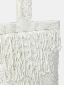 Accessorize Bridal Beaded Fringe Bag