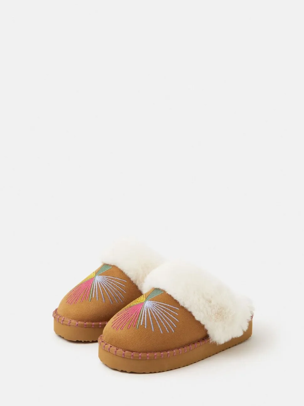 Accessorize Embroidered Mule Slippers