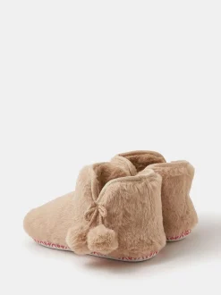 Accessorize Fluffy Braided Slipper Boots