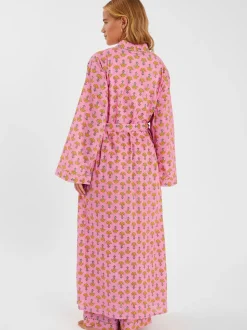 Accessorize Marigold Print Dressing Gown