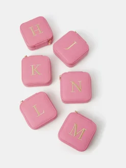 Accessorize Mini Square Initial Jewellery Box