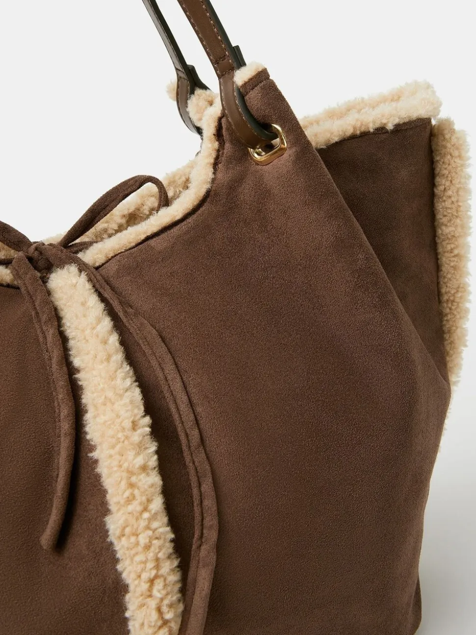Accessorize Omkeerbare schoudertas van borg