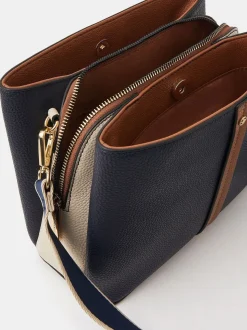 Accessorize Triple Compartment Cross-Body Bag