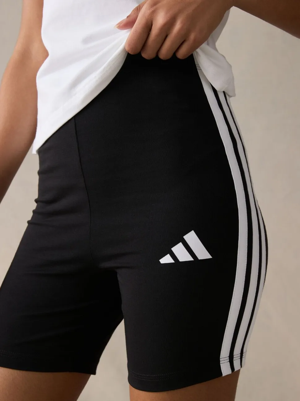 adidas fietsshort met 3 strepen