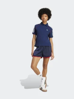 adidas Originals 3 Stripe Satin Sprinter Shorts