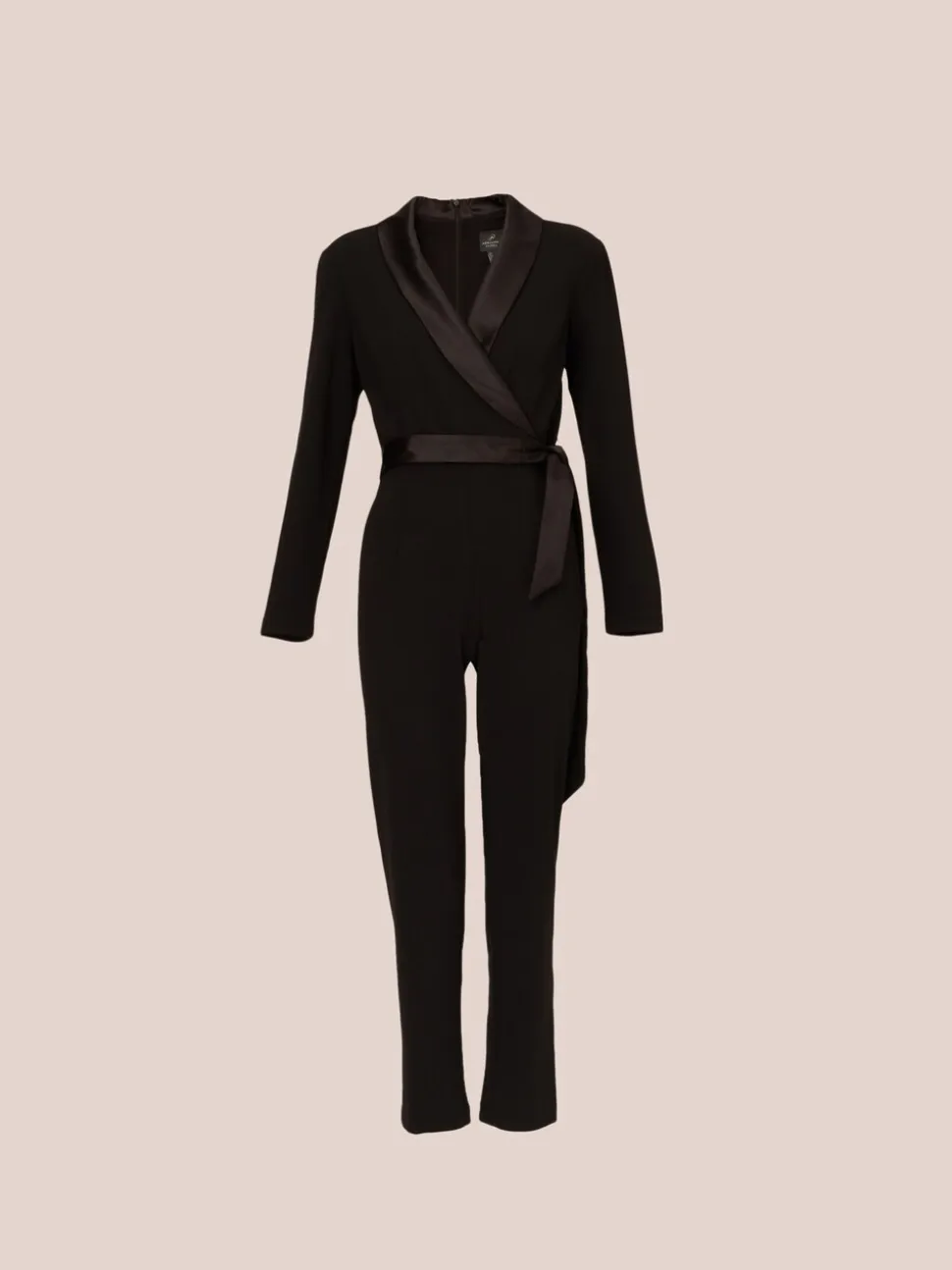 Adrianna Papell crêpe smoking-jumpsuit