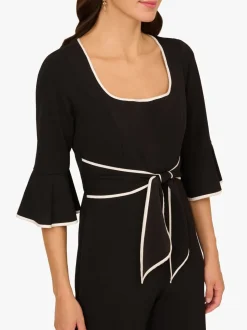 Adrianna Papell Ruffle Sleeve Jumpsuit
