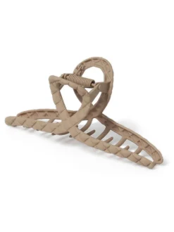 Aela Cream Cushion Cut Hair Claw