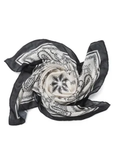 Aela Modern Western Black Scarf