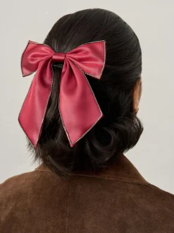 Aela Red Sparkle Hair Bow
