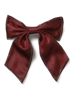 Aela Red Sparkle Hair Bow