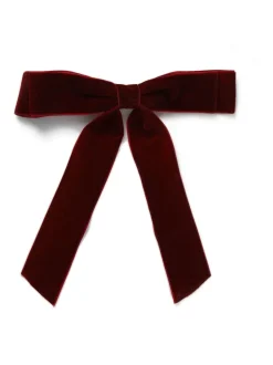 Aela Red Velvet Hair Bow