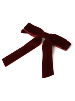 Aela Red Velvet Hair Bow