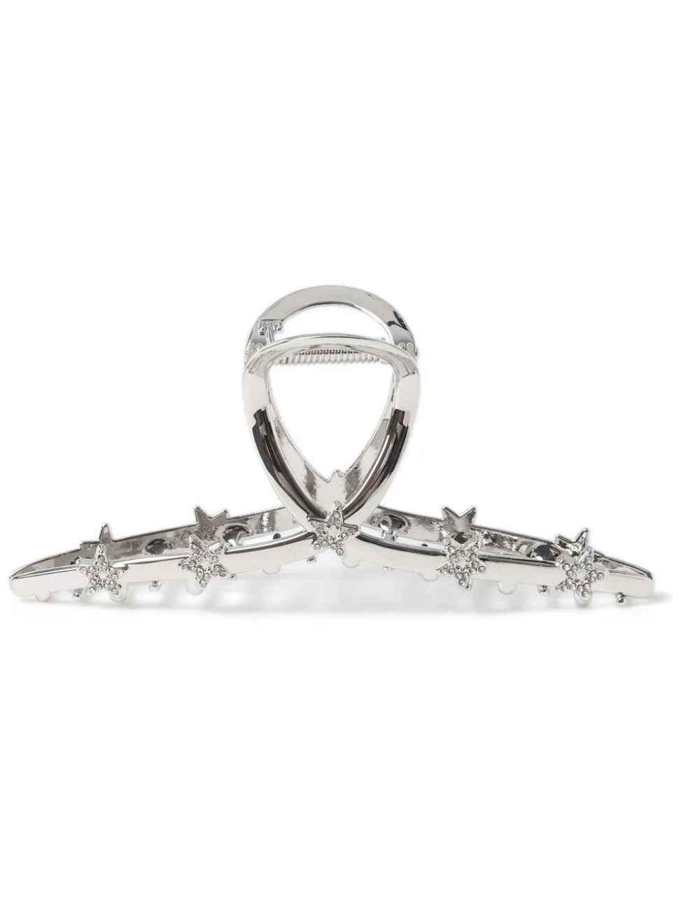Aela Silver Tone Metal Star Hair Claw