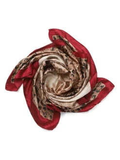 Aela Snake Print Brown Scarf