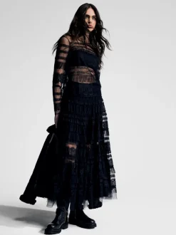AllSaints Arlea Tulle Skirt