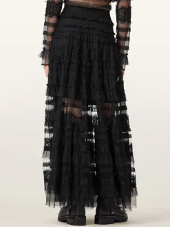 AllSaints Arlea Tulle Skirt