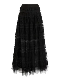 AllSaints Arlea Tulle Skirt