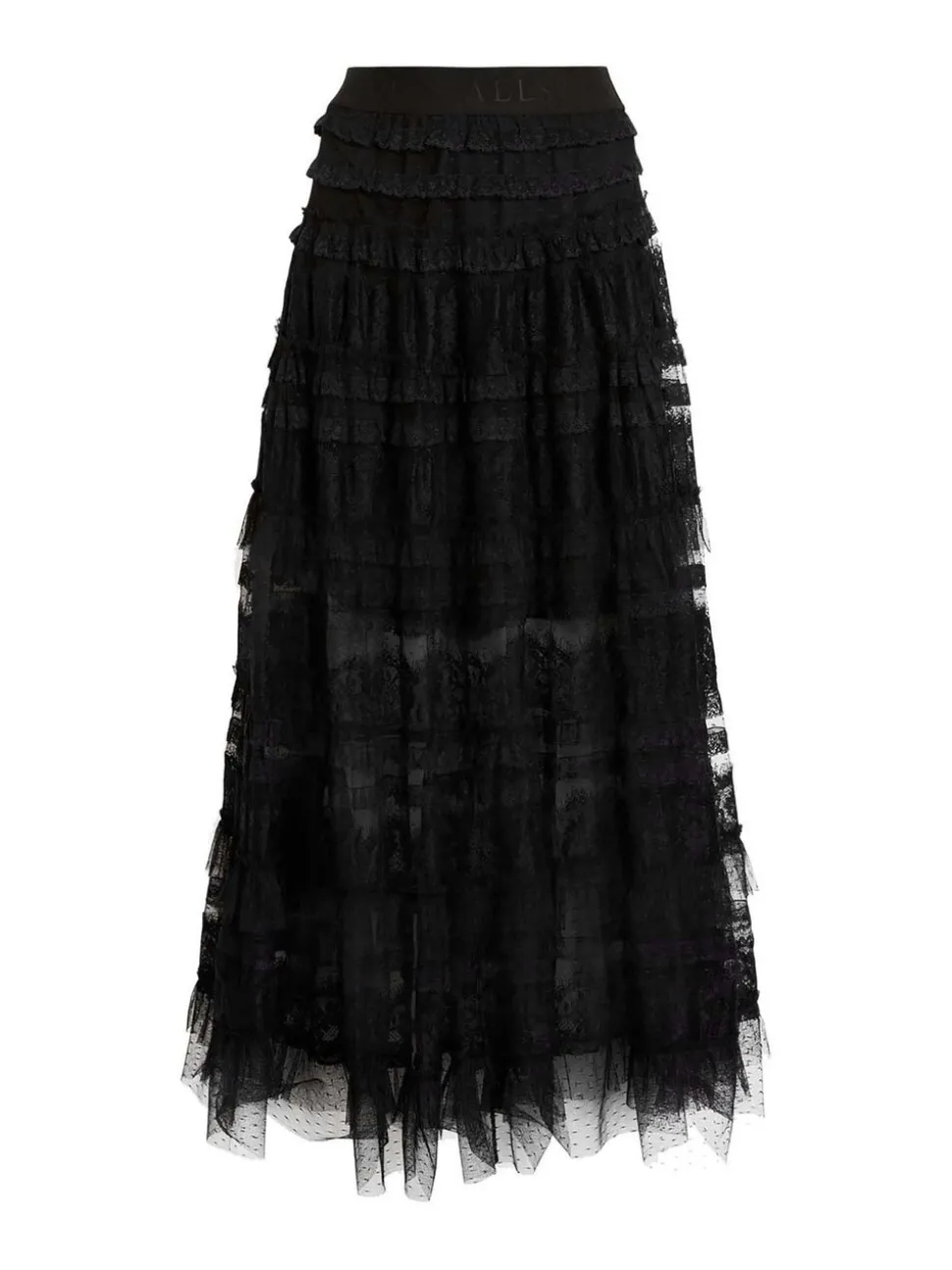 AllSaints Arlea Tulle Skirt