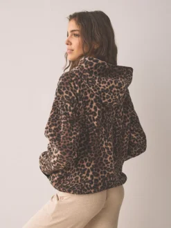 Animal - Fleece met korte rits en borgvoering
