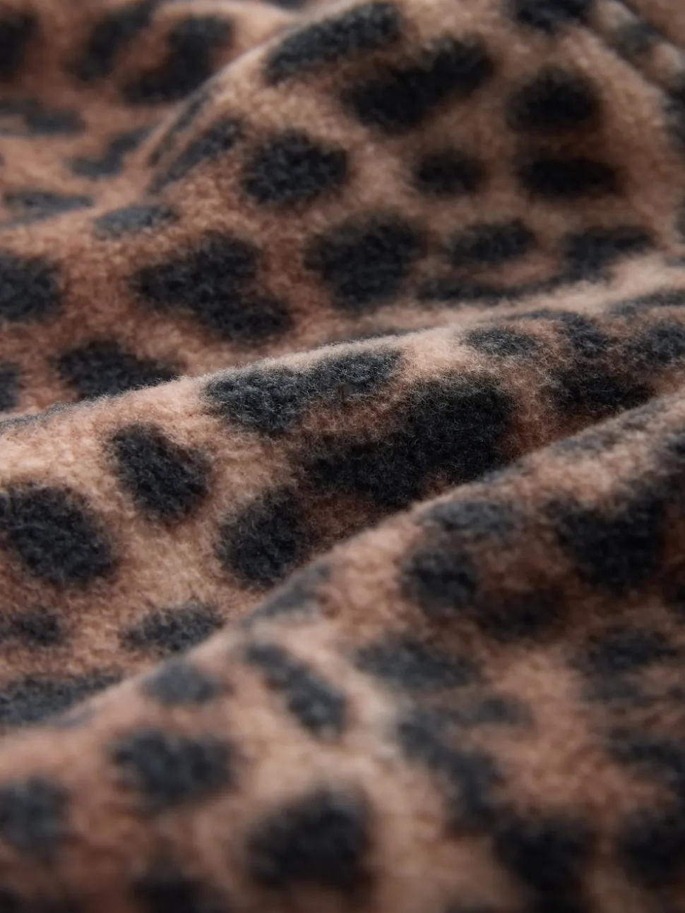 Animal - Fleece met korte rits en borgvoering