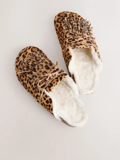 Animal - Fringe Mule Footbed Slippers