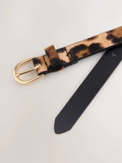 Animal - Smalle leren riem