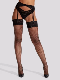 Ann Summers Fishnet Stocking and Suspender Set