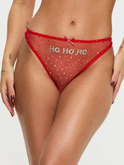 Ann Summers Ho Ho Ho Mesh Knickers