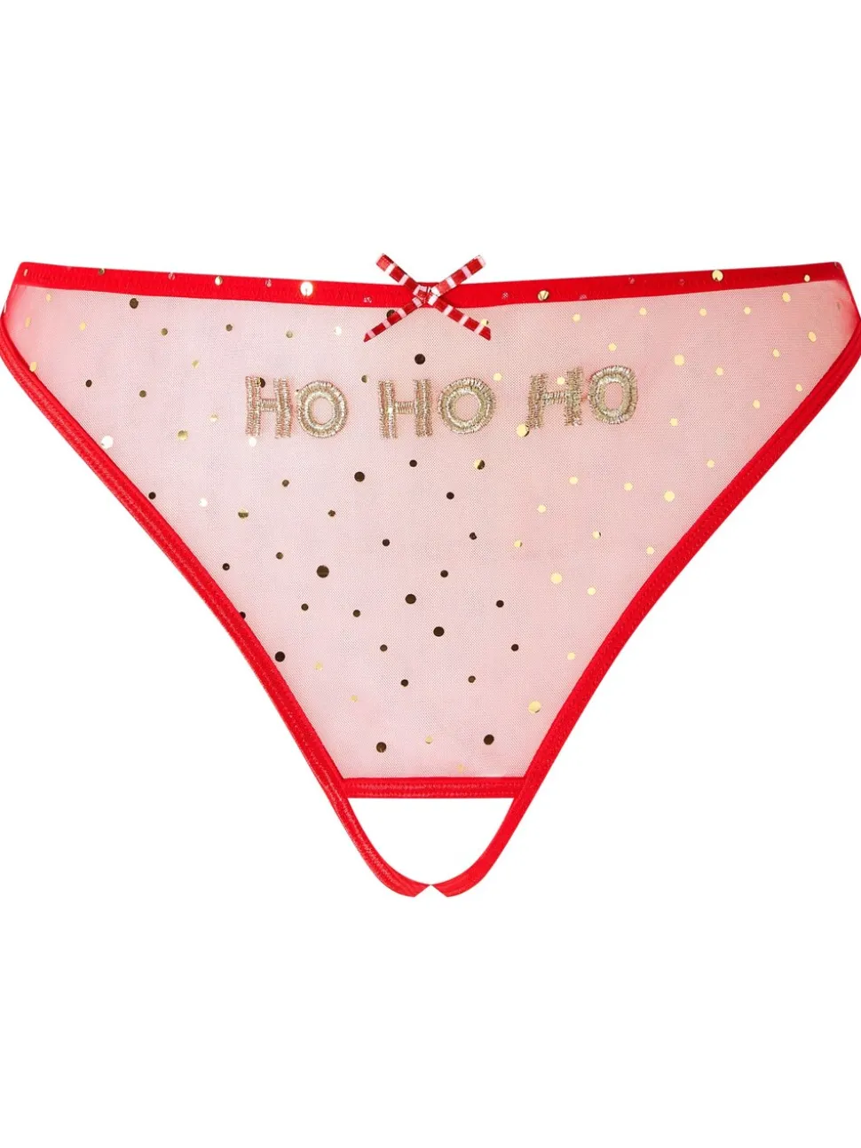 Ann Summers Ho Ho Ho Mesh Knickers