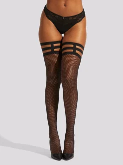 Ann Summers Leg Harness Fishnet Black Tights