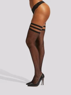 Ann Summers Leg Harness Fishnet Black Tights