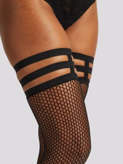 Ann Summers Leg Harness Fishnet Black Tights