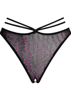 Ann Summers Love Me Sequin Heart Crotchless Thong