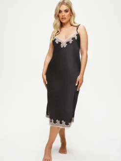 Ann Summers satijnen Sorella Maxi Chemise nachtjapon