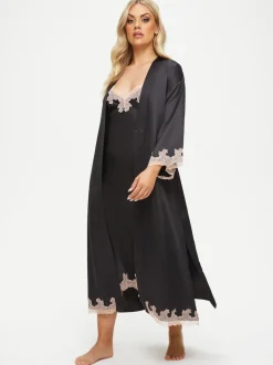Ann Summers Sorella lange satijnen badjas