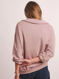 Anthology By JD Williams Premium Ribbed High Collar Modal Sweatshirt