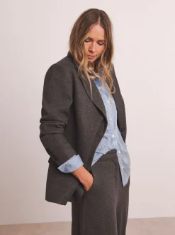 Anthology By JD Williams Premium Herringbone Single Breasted Blazer