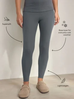 Antraciet - Thermische Base Layer-leggings