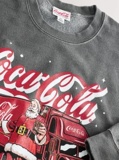 Antracietgrijs Coca-Cola - Kerstsweater