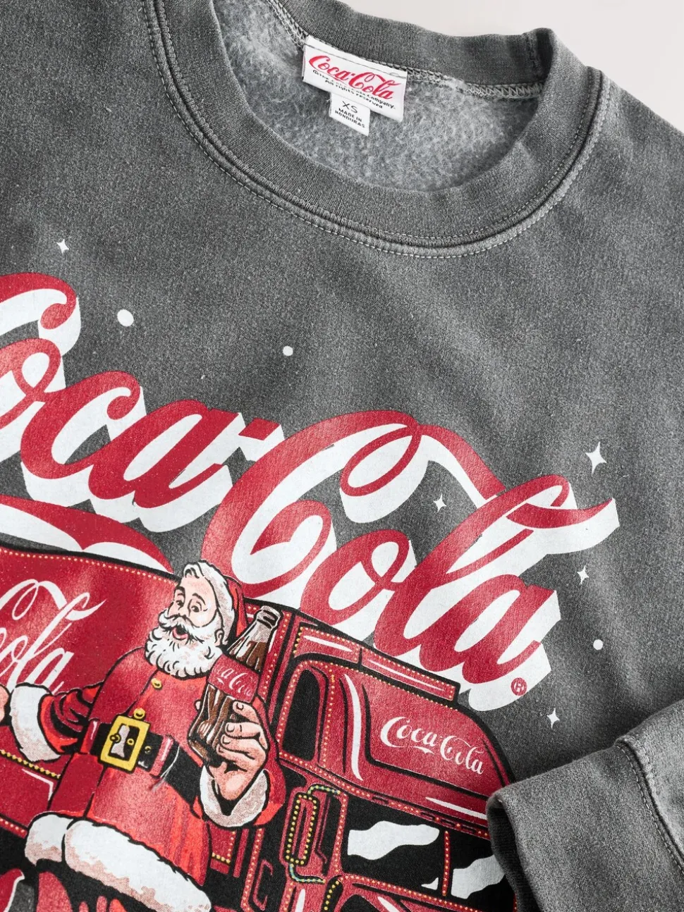 Antracietgrijs Coca-Cola - Kerstsweater