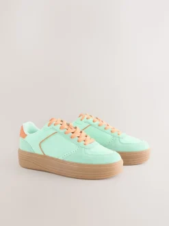 Aqua - Chunky sneakers met veters en plateauzool