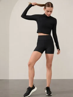 Athleta Pacesetter shorts van 4" met ultra hoge taille