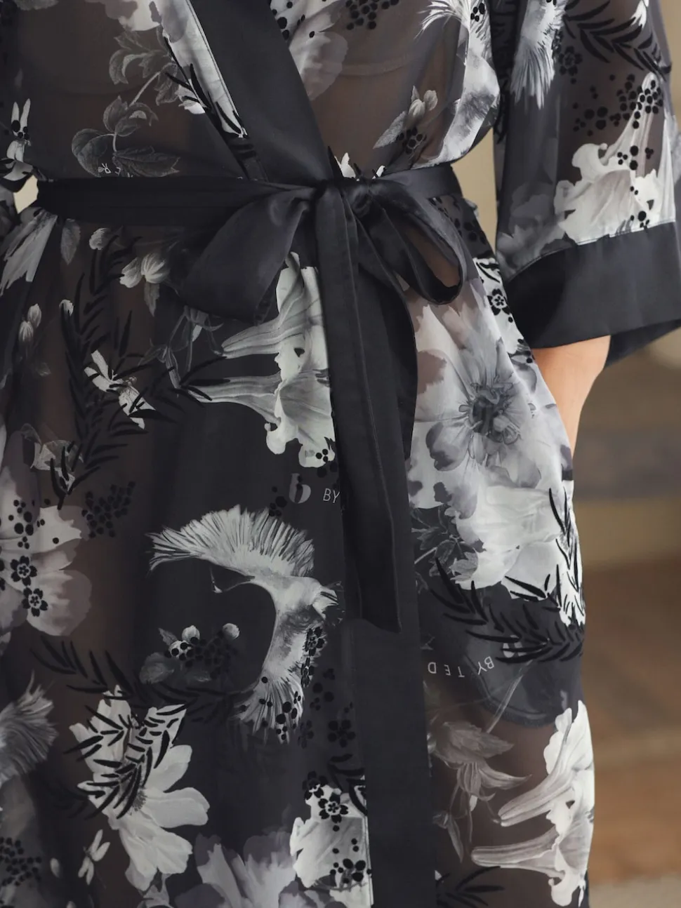 B by Ted Baker Black Bird Robe