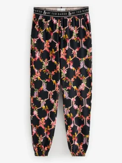 B by Ted Baker Black Floral Black Pyjamas