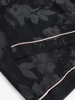 B by Ted Baker Black Jacquard Floral Cami Pyjamas