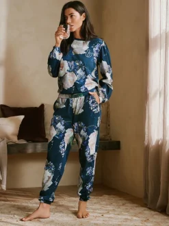 B by Ted Baker Blue Floral Twosie Pyjamas
